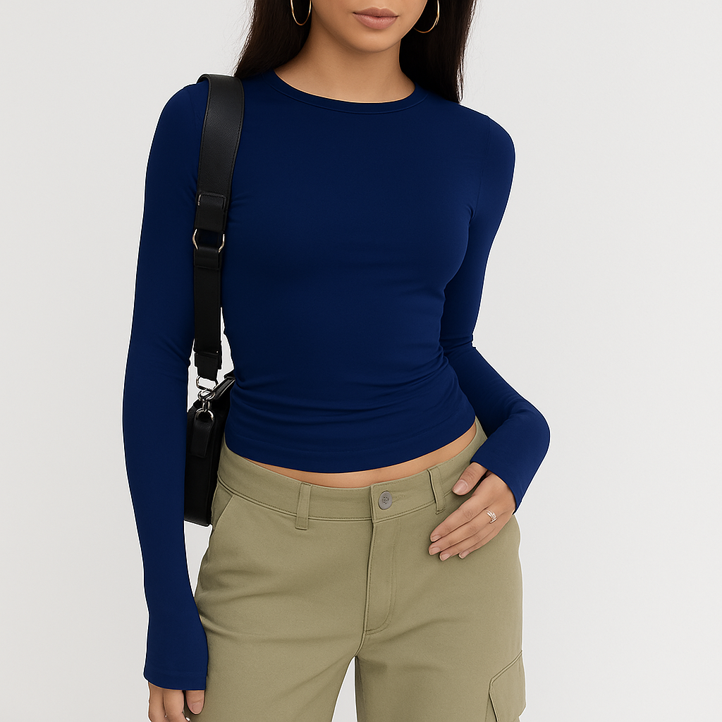Essential Stretch Long Sleeve Tee