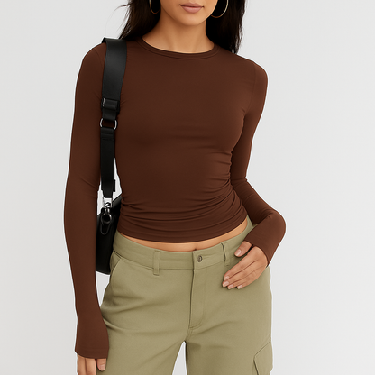 Essential Stretch Long Sleeve Tee