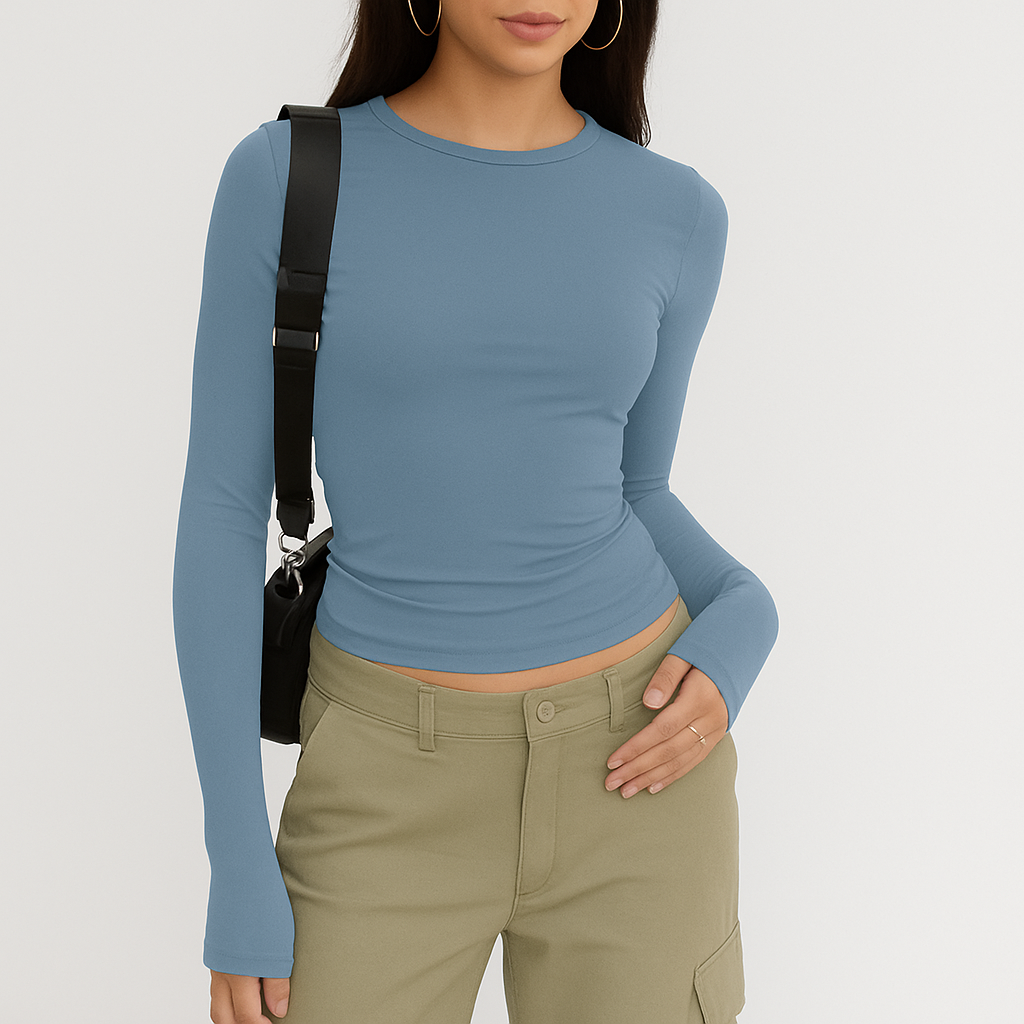 Essential Stretch Long Sleeve Tee