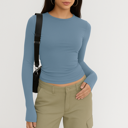 Essential Stretch Long Sleeve Tee